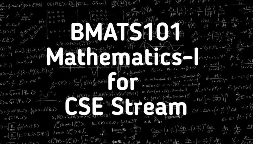 BMATS101 Mathematics-I for CSE Stream